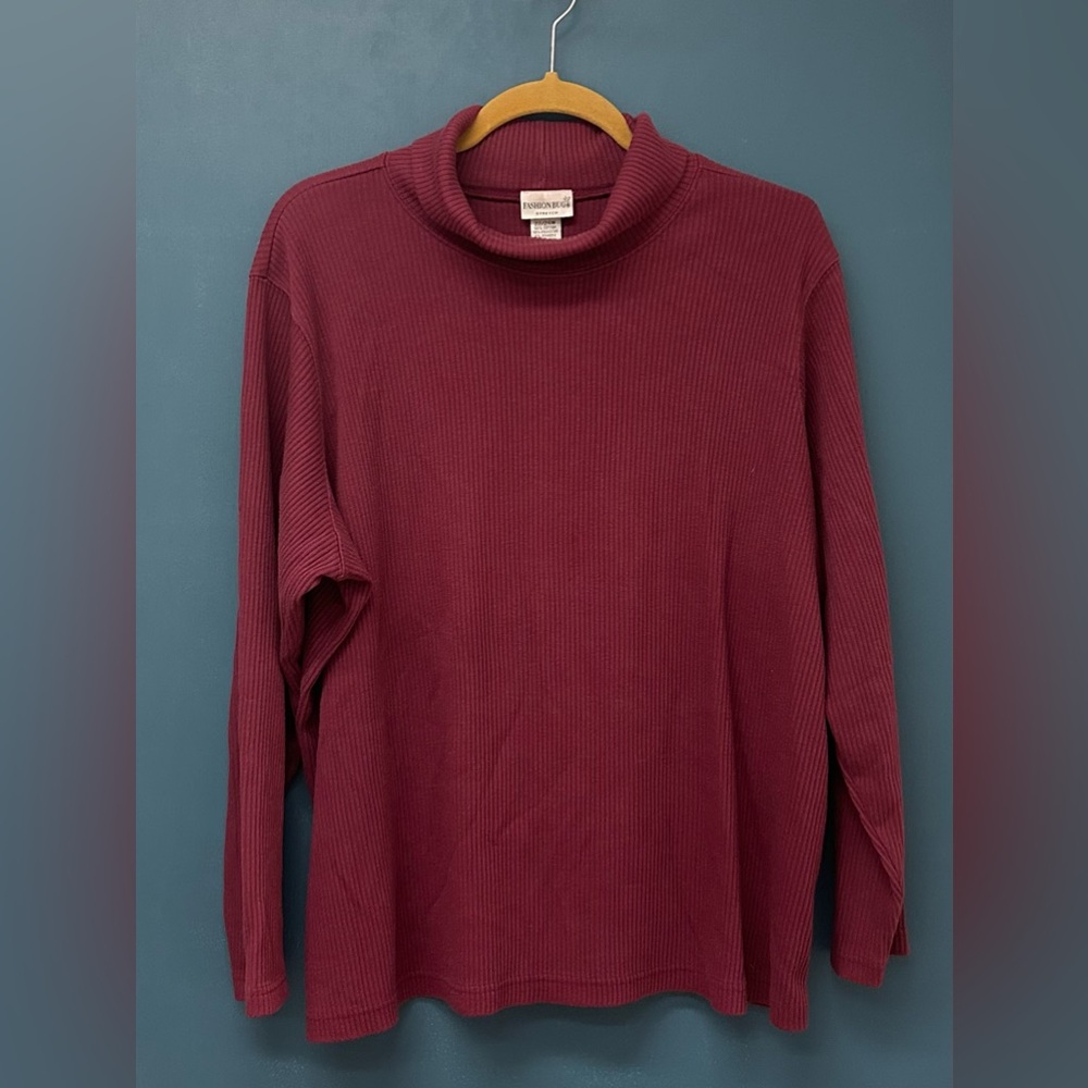 Raspberry Turtleneck Sweater 22/24W
